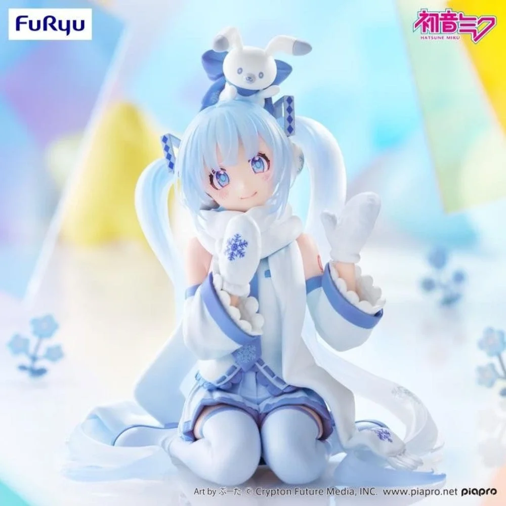 FuRyu Hatsune Miku Snow Miku 2024 Figure New Winter Noodle Stopper US Seller